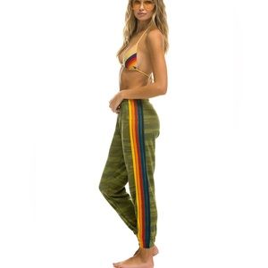 Aviator Nation Five Stripe camo sweatpants